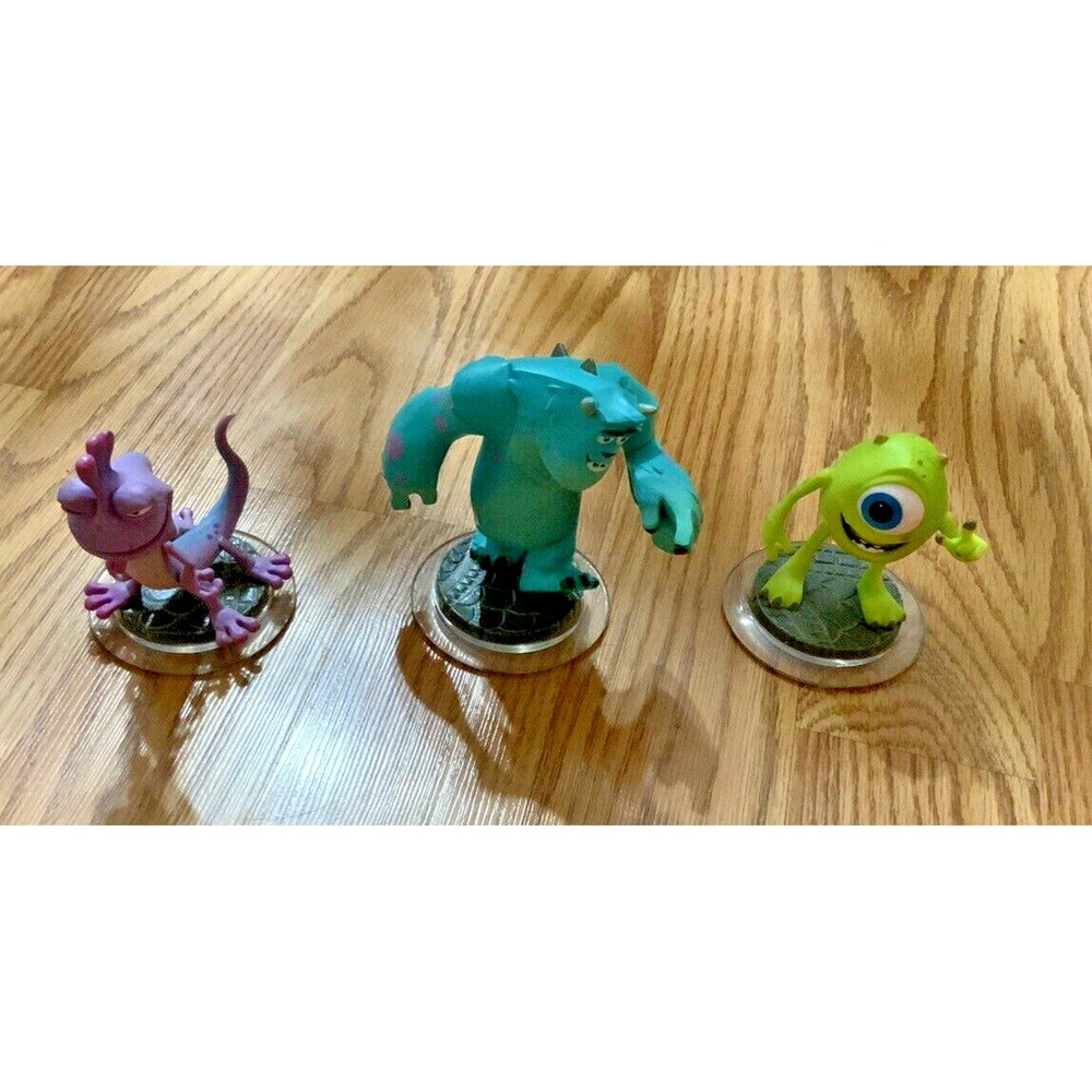 Disney‎ Infinity 1.0 Monsters Inc Sculley, Randall, Mike Wazowski Figure Lot